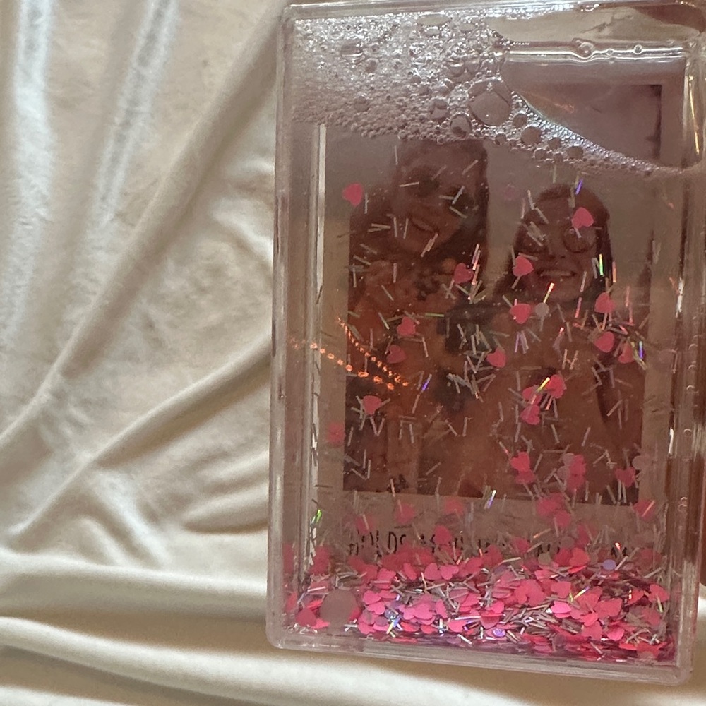 Pink Glitter Photo Frame